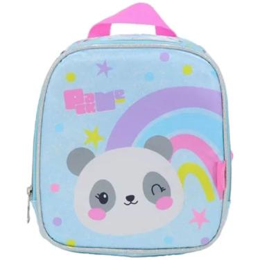 Imagem de Lancheira Térmica Infantil Escolar Menina Panda Pacific Azul