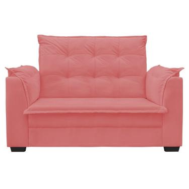 Imagem de Sofá 2 Lugares Confortável Luxo 1,40m Marrocos Bellamado Rosa
