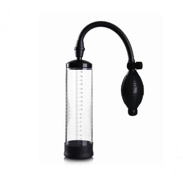 Imagem de Bomba Peniana 20cm Manual Com Pêra - Penis Pump Powerup - Transparente