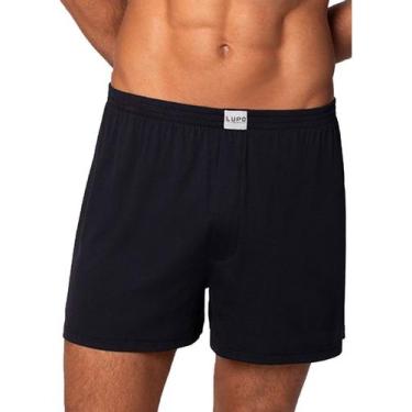 Imagem de Cueca Samba Canção Lupo 18608-001, Preto, GG