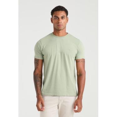 Imagem de Camiseta Manga Curta Docthos Slim Meia Malha Tinturada, 076 verde flor