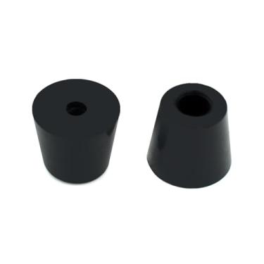 Imagem de TopPerfekt 18 Pés Redondos De Borracha Com Parafusos E Arruelas Aço Inoxidável 304 0,67 X 0,75 (Aprox.), Antiderrapantes, Sem Marcas, Aderência Perfeita Para Móveis Eletrodomésticos