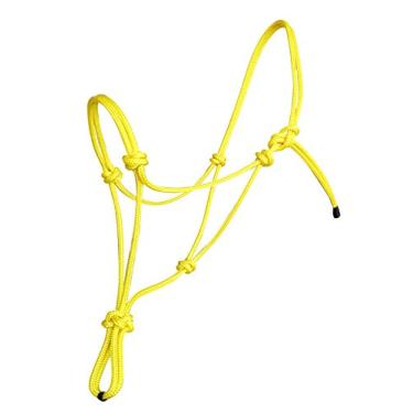 Imagem de Cabides de corda de cavalo – 11 tamanhos – miniatura, potro, desmame, pônei, espiga/árabe, cavalo, sangue quente, calado e personalizado (potro em miniatura, amarelo)