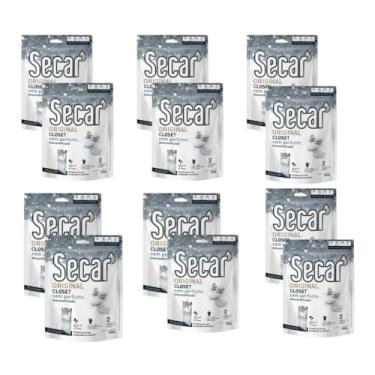 Imagem de Kit Com 12 Desumidificador Secar Closet Lavanda Kids Sem Perfume 250g Antimofo Com Aroma Suave Para Armários Roupas Ambientes Fechados (12, Sem perfume)