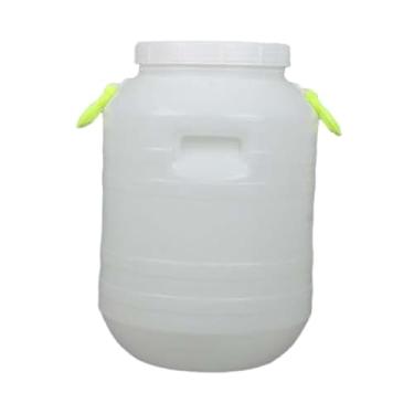 Imagem de FytStycale Balde de armazenamento de alimentos PP, recipiente organizador, balde de água para ração de pássaros, arroz, café, restaurante interno e externo, 25 L Round S Caliber