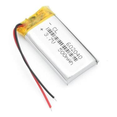 Imagem de Bateria 3.7v 500 Mah 6mm X20mm X40mm 2 Fios 602040 - bgb