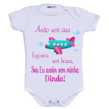 Imagem de Body Divertido - Avião Sem Asa Dinda Menina - KALUNDU KIDS, GG