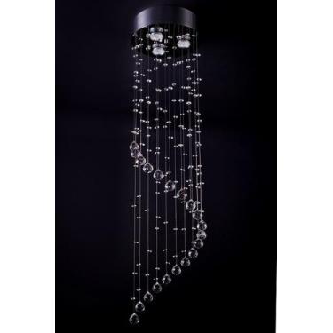 Imagem de Lustre Plafon Caracol Cristal Redondo 24cm 509 - ILUMINAMUNDO