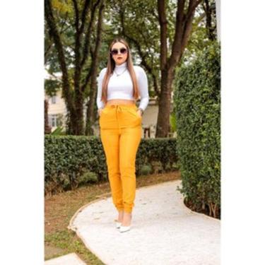 Imagem de calça feminina jogger bengaline - filo modas, Rose, G