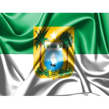 Imagem de Bandeira do Estado do Rio Grande do Norte 80cmx140cm Tecido Oxford 100