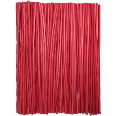 Imagem de 100 Fecho Lacre Arame Araminho Amarrilho Colorido - AAZ, Vermelho