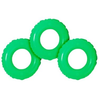 Imagem de Kit 3 Boia Circular Colorida Redonda Criança 60cm Grande Brinquedo Inflável Piscina Praia (Verde)