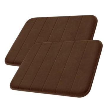 Imagem de KIT 2 Tapetes Antiderrapante Banheiro Super Soft | Tapete Banheiro Box ou Banheira | Tapete Para Banheiro Multiuso Decoração Quarto (Bege) (MARROM)