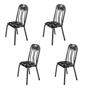 Imagem de Kit com 04 Cadeiras 105x50cm Paris - Tubulares Gol
