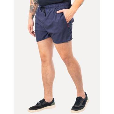 Imagem de Short Reserva Masculino D'Água Beachwear Texture Azul Escuro Mescla, X