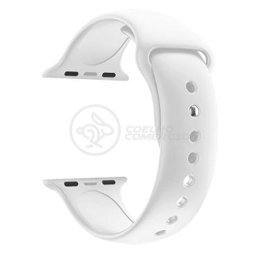 Imagem de Pulseira Silicone Para Iwo Smartwatch 42mm E 44mm - Branco