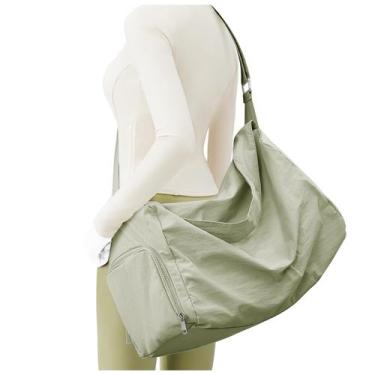Imagem de Bolsa de ginástica Wassdins pequena verde impermeável para mulheres