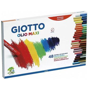 Imagem de Giz Giotto Olio Maxi 48 Cores Tons Pasteis Oleosa