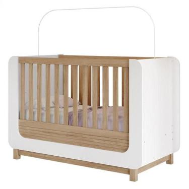 Imagem de Berço Mini Cama Aconchego Branco Jequitibá HP  Henn