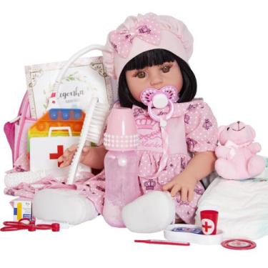 Imagem de Reborn Princesa Recém - Nascido Realista 52 cm - Cegonha Reborn Dolls
