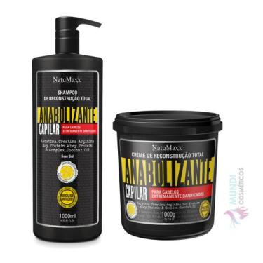 Imagem de Kit Anabolizante Natumaxx Shampoo 1L + Máscara Capilar 1kg