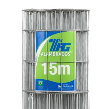 Imagem de TELA SOLDADA TAG MALHA 6,5x15cm FIO 2,30mm RL 15X1,2m - TELAS ARROIO G