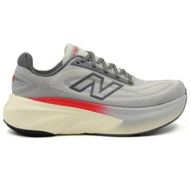 Imagem de Tênis New Balance Fresh Foam X More V6 Masculino, Cinza claro, Grafite