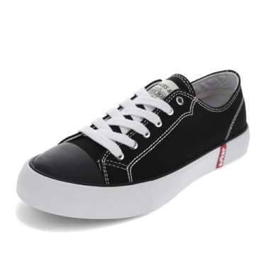 Imagem de Levi's Tênis feminino casual, Preto/branco, 35
