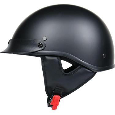 Imagem de Motocicleta Meio Capacetes Brain Cap Half Shell Jet Capacete Scooter Capacete Retro Motocicleta Meio Capacete Homens E Mulheres Adultos Para Cruiser Chopper Motociclista Cicl, #2, L(57-58CM)