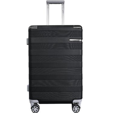 Imagem de Mala de Viagem Grande Porte Rodas 360º ABS Cadeado TSA Zíper Expansivo Texturizada Cruzeiro 8000-M28-Unissex