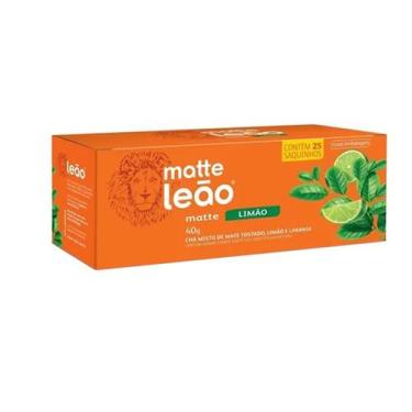 Imagem de Chá Matte sabor Limão 25 sachês de 1,2g - Chá Leão