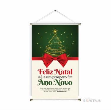 Imagem de Banner pronto Natal e Ano Novo BA 635 medida 45x70 cm arte Pronta