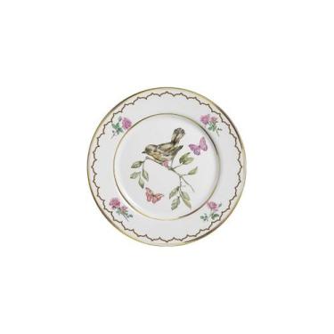 Imagem de Conjunto com 6 Pratos de Sobremesa Sweet Bird Filete Ouro Ø21cm - Alle