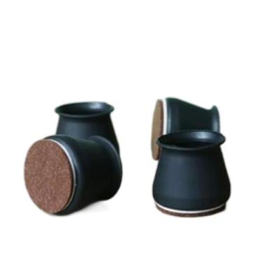 Imagem de Kit 4 Protetor Feltro Para Cadeira Mesa E Outros 20Mm A 28Mm - Geoprot