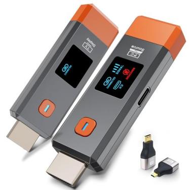 Imagem de Transmissor e receptor HDMI sem fio Qisoable 4K 1080P