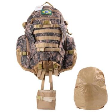 Imagem de Mochila Impermeável Tatica Militar de Caça 40 Litros com Capa à Prova 