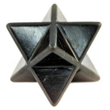 Imagem de Keled Rocks Estrela sagrada Shungite Pedra Negra Merkaba - G