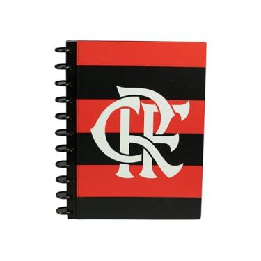 Imagem de Caderno, Kit, 10 Matérias, Capa Dura, Flamengo 2, Disco, 160 Folhas