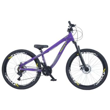 Imagem de Bicicleta Aro 26 Trust 21V Freerider Ravage Cambio Shimano Tipo Flame-Unissex