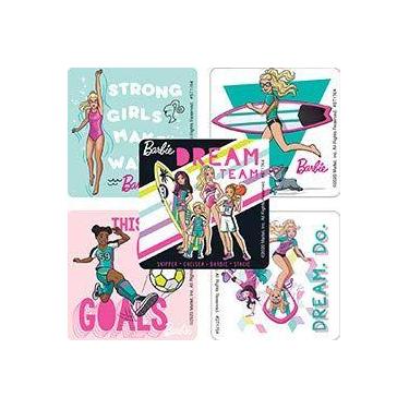 Imagem de Adesivos: Barbie Sports Prizes, sorteios, 100 por pacote x100