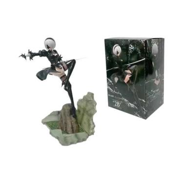 Imagem de 24CM NieR Automata Yorha N.º 2 Figuras De Ação De Anime Em PVC, Modelo