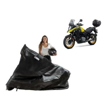 Imagem de Capa Protetora Moto Suzuki DL 650 / 1000 VSTROM com Baú - Kahawai, Pre