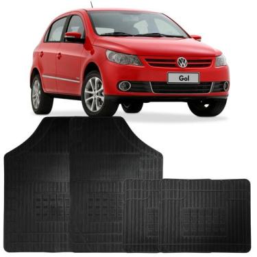 Imagem de Jogo 4 Peças Tapete Automotivo Borracha Car Floor Vw Gol G5