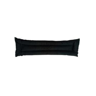 Imagem de Almofada para cadeira e banco 100x40 cm lisa(Preto)