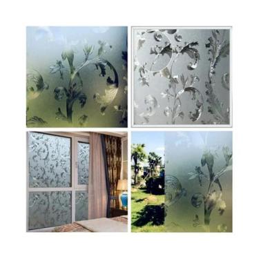 Imagem de Película De Vidro Fosco Para Janelas, Cobertura De Decoração De Porta 