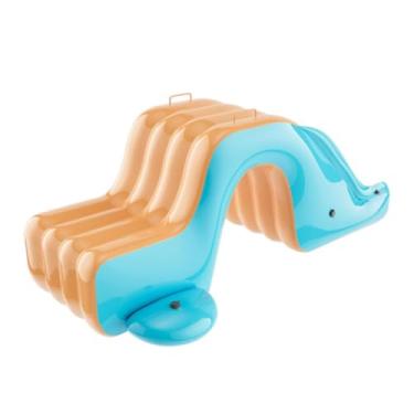 Imagem de JWQFBC Toboágua Inflável para Piscina, Brinquedo Aquático Estável E Resistente a Perfurações para Crianças, Ideal para Reuniões Familiares