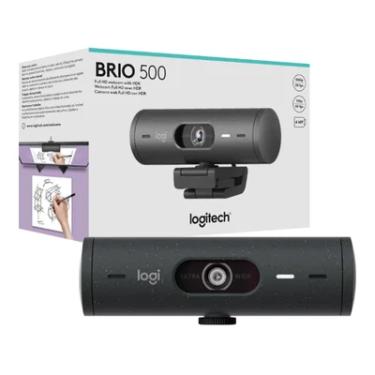 Imagem de Webcam Logitech Brio 500, Full HD, Microfone Duplo, Videochamada E Gravações - 960-001412