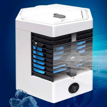 Imagem de Mini Ventilador Usb Portátil Com Ar Condicionado Quartos - Climatiza