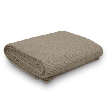 Imagem de Manta Decorativa Para Sofá Tricot Golden 1,20m X 1,50m 100% Algodão Am