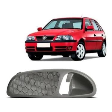 Imagem de Moldura Acabamento Maçaneta Interna Gol Parati Sav G3 Cinza - 5259374